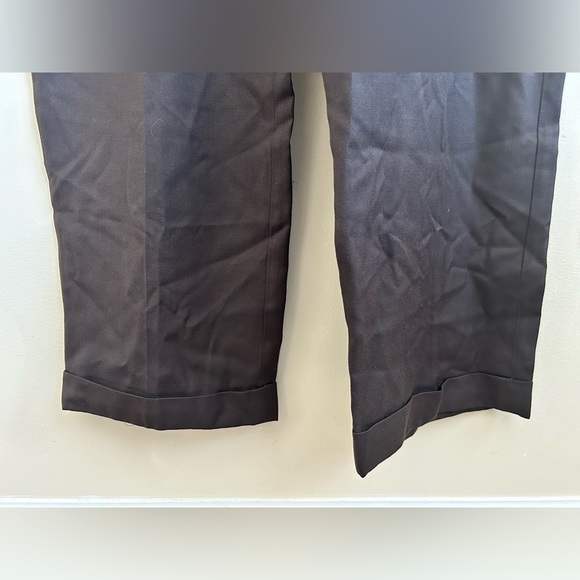 Stafford Performance Mens Brown Wool Blend Dress Pants Slacks 44x32 - Picture 3 of 6
